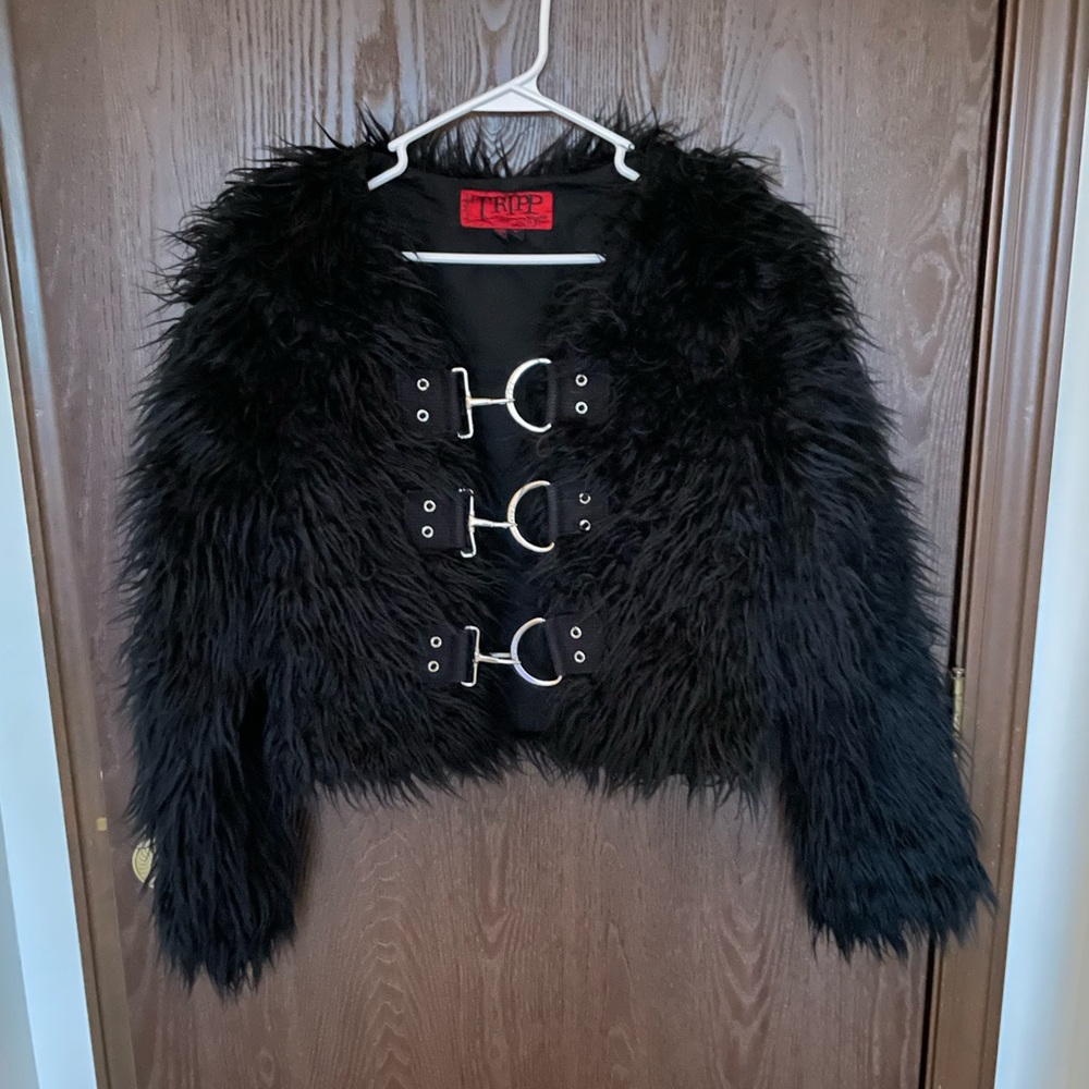 Tripp nyc furry monster coat rare - Picture 1 of 3